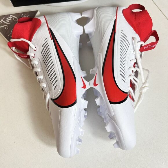 ✅ Nike Vapor Edge Pro 360 2‎ TB Promo Men Size 14 White Red FB Cleats FN7759-106 main image 8